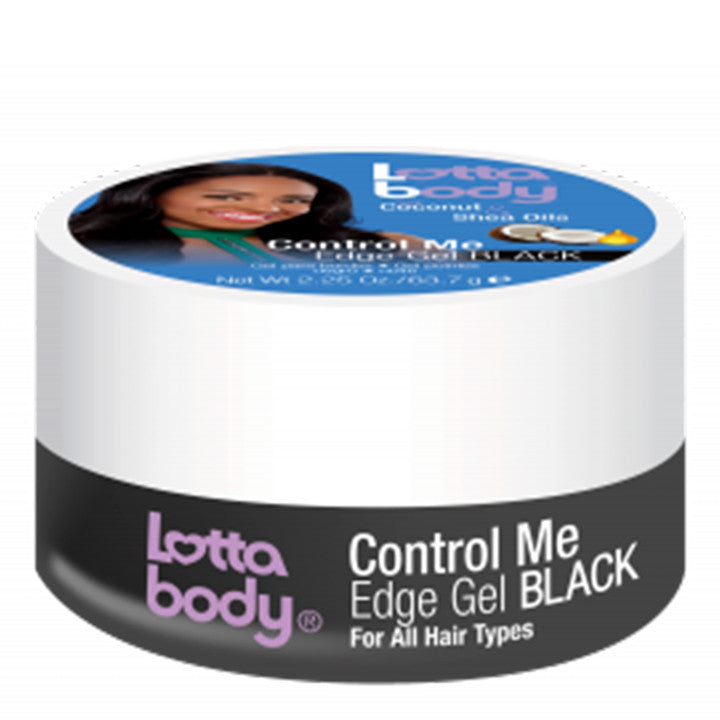 LOTTABODY Coconut & Shea Oils Color Edge Gel #Black (2.25oz)
