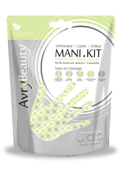 AVRY BEAUTY All-In-One MANI Kit with Chamomile Gloves