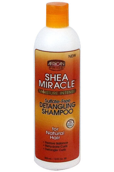 African Pride Shea Miracle Detangling Shampoo 12oz Canada Beauty Supply 