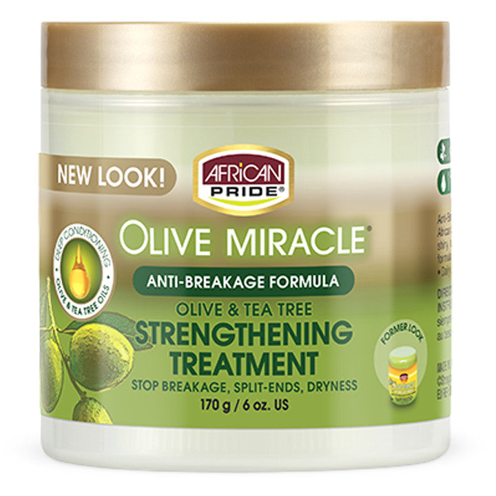 AFRICAN PRIDE Olive Miracle Creme Anti-Breakage (6oz)
