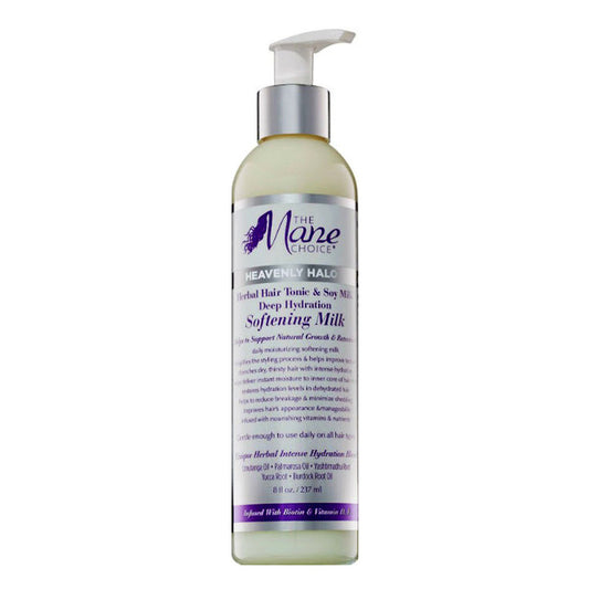 THE MANE CHOICE Heavenly Halo Herbal Hair Tonic & Soy Milk Deep Hydration Softening Milk (8oz)