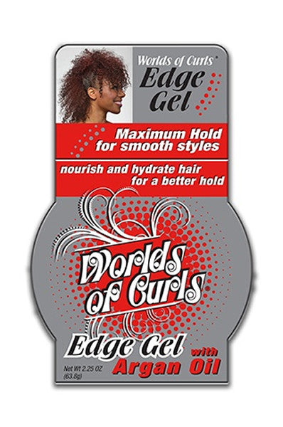 WORLDS OF CURLS Edge Gel (2.25oz)