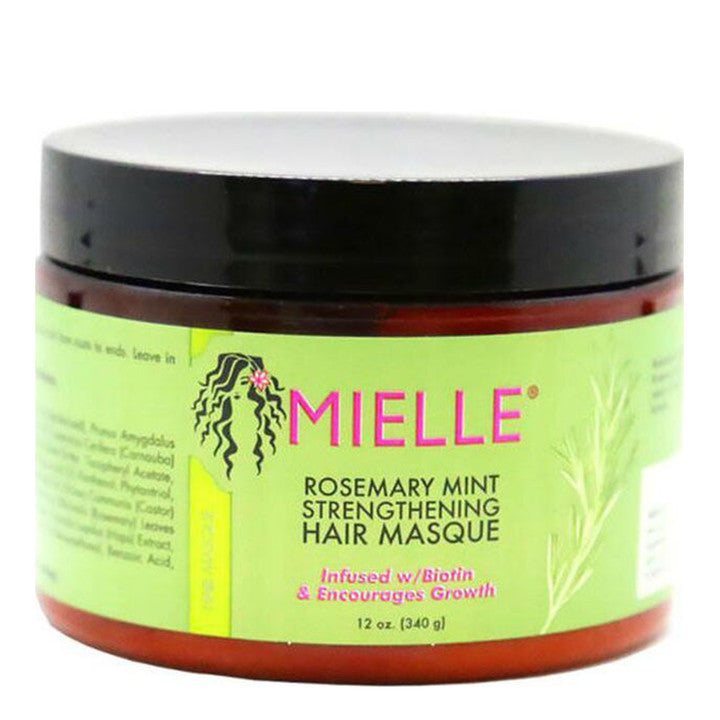 MIELLE ORGANICS Rosemary Mint Strengthening Hair Masque (12oz)