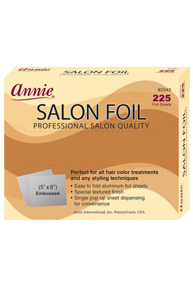 ANNIE Aluminum Salon Foil Pop-Up Sheet 5in x 8in #2943 [225ct/pk]