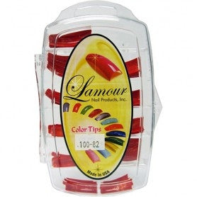 Lamour Marble Tips Orange 100-82