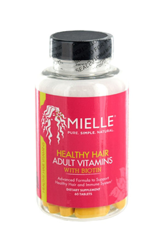 Mielle Organics-3 Healthy Hair Adult Vitamins (60 Tablets)