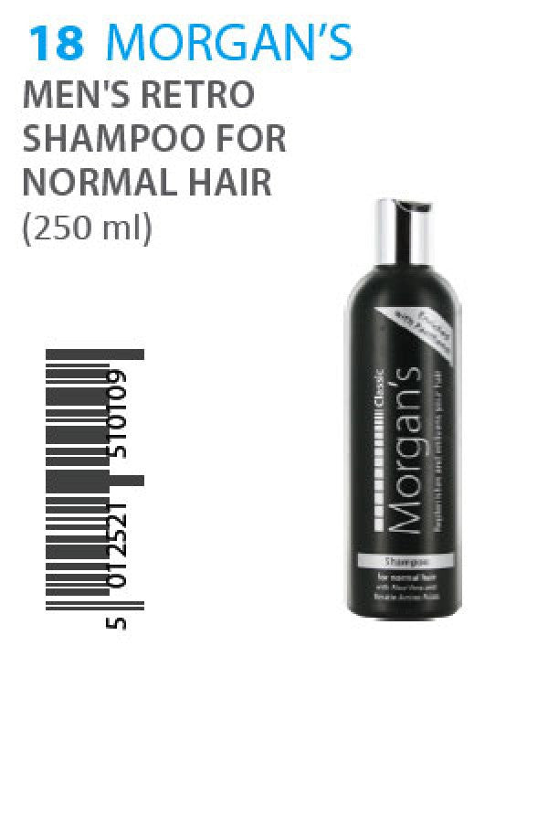 Morgan's-18 Men's Retro Shampoo for Normal Hair 250ml