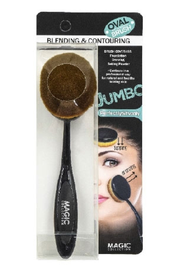 Magic MT0003J Oval Blending & Contour Brush-Jumbo(12pc/ds)-ds
