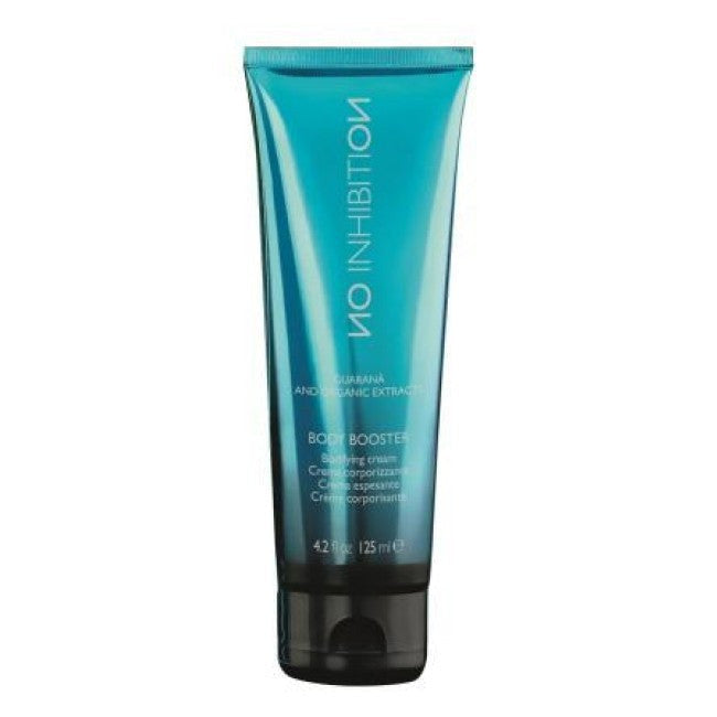 no inhibition body booster is a unique product for all your styling needs and is suitable for all hair types. Creates long lasting volume, body and definition for big, sexy hair.
Easy and versatile, this light-weight cream gives body, volume and definition to any style without weighing the hair down. Gives lift to roots and support to hair length and ends.
Use: Distribute over clean damp hair, then tousle or shape using your hands or a blow dryer.