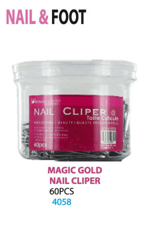 Magic Gold Nail Clipper 4058 (60pc/jar) -jar