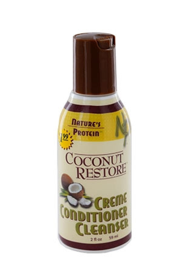 Nature's Protein-15 Coconut Restore Creme Conditioner Cleanser (2oz)