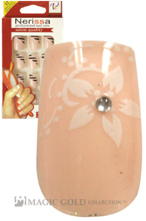 Nerissa- Hand-Made Air Brush Nails (NE006/12pcs)-pc