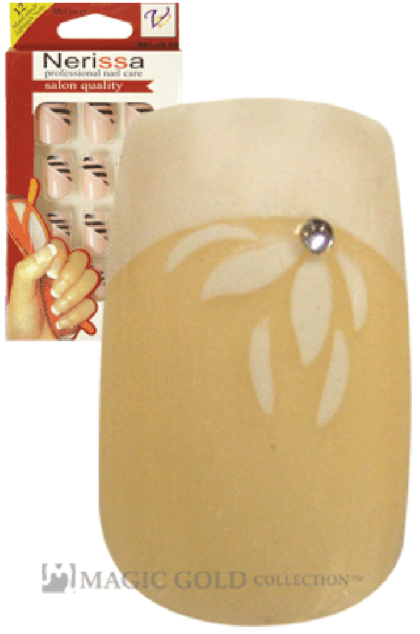 Nerissa- Hand-Made Air Brush Nails(NE018/12pcs) -pc