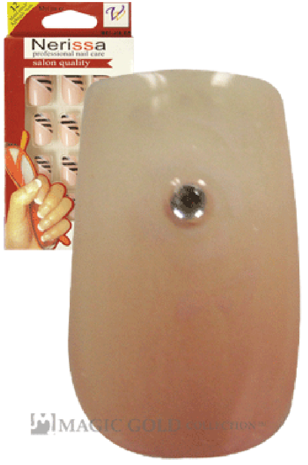 Nerissa- Hand-Made Air Brush Nails(NE031/12pcs) -pc