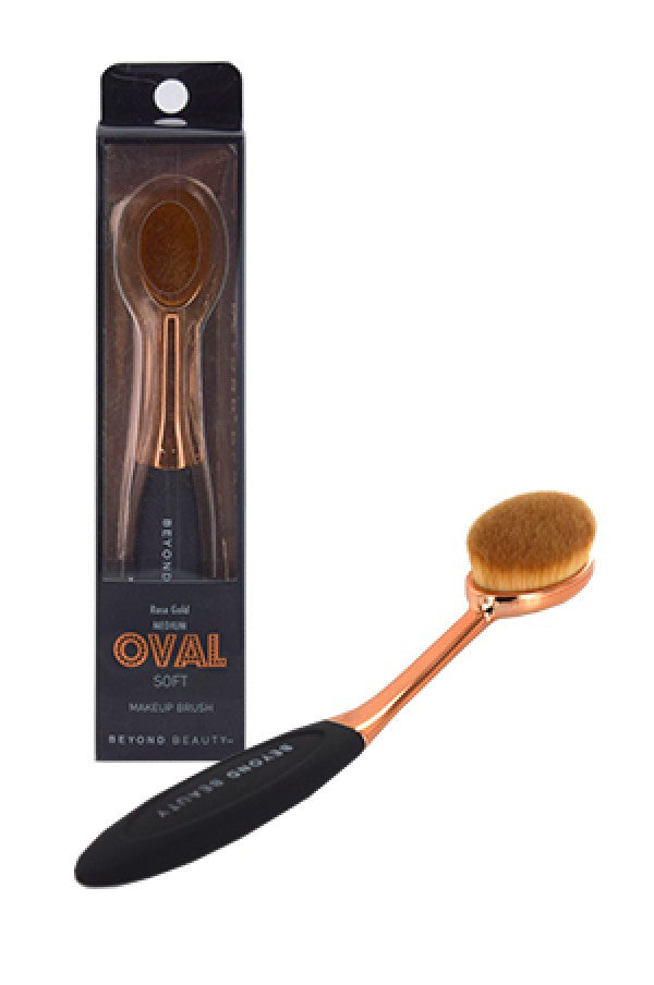 Oval- 30022 Soft Makeup Brush Rose Gold -Medium