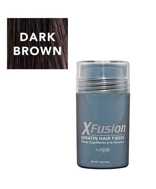 Xfusion Hair Fibers Dark Brown 15g
