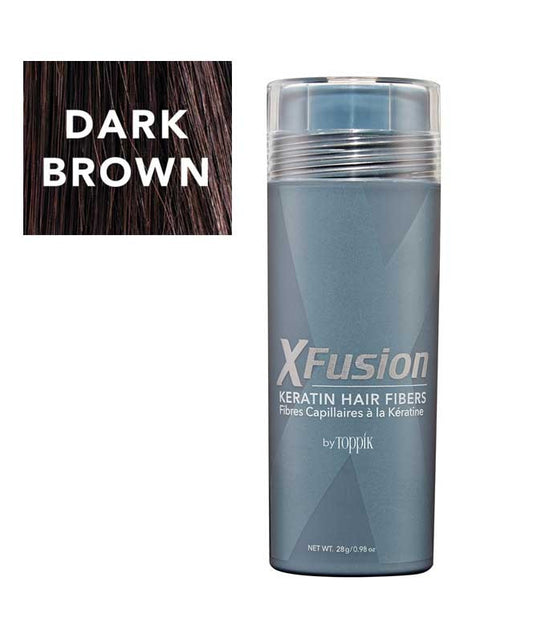 Xfusion Hair Fibers Dark Brown 28g
