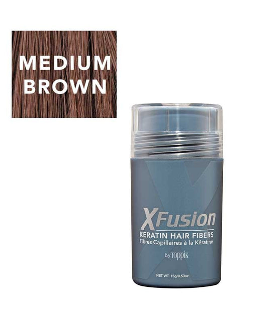 Xfusion Hair Fibers Medium Brown 15g