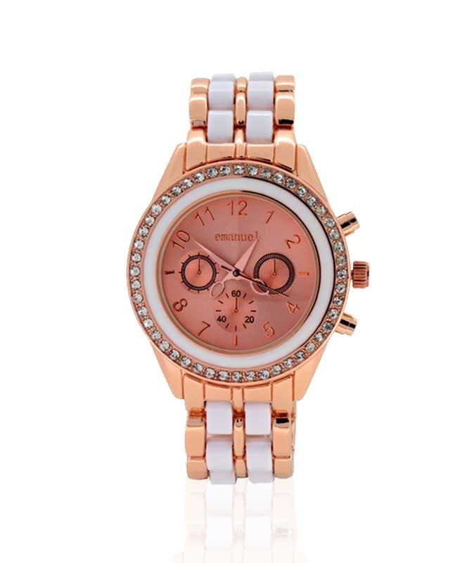 Rose Gold Scissor Watch