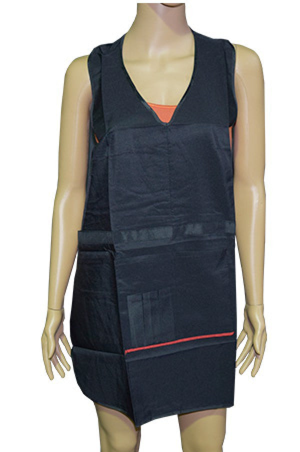 Magic Gold-6637 Salon Cutting Apron Black -pc