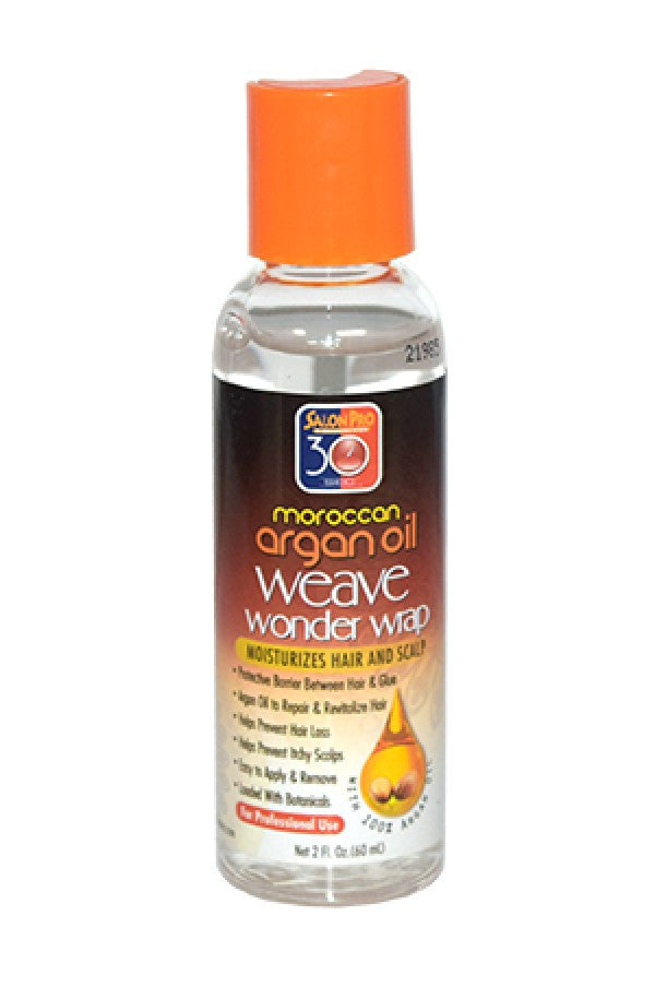 Salon Pro-37 30 Sec Weave Wonder Wrap Moroccan Argan Oil-Clear(2oz)
