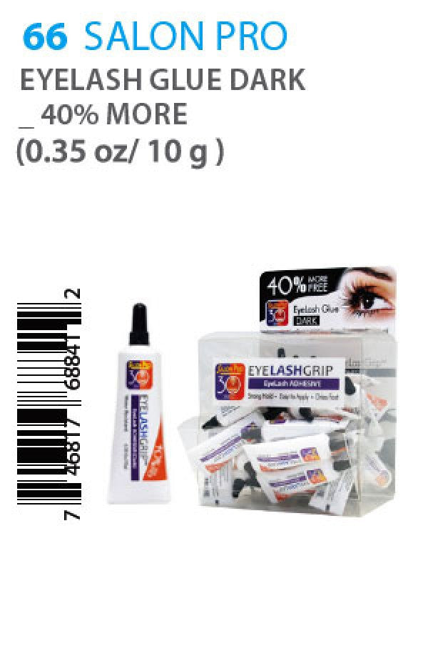 Salon Pro-66 Eyelash Glue Dark_40% more (0.35oz/10g)