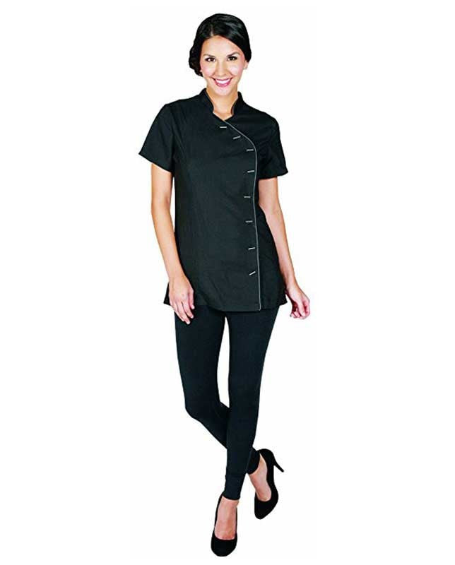1282 BLEACH PROOF TUNIC BLACK