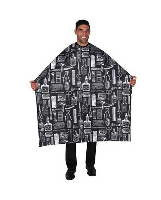 188 Black Vintage Barber Cape