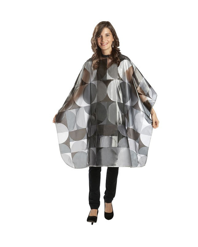 50CIRC RETRO PRINT VINYL CAPE