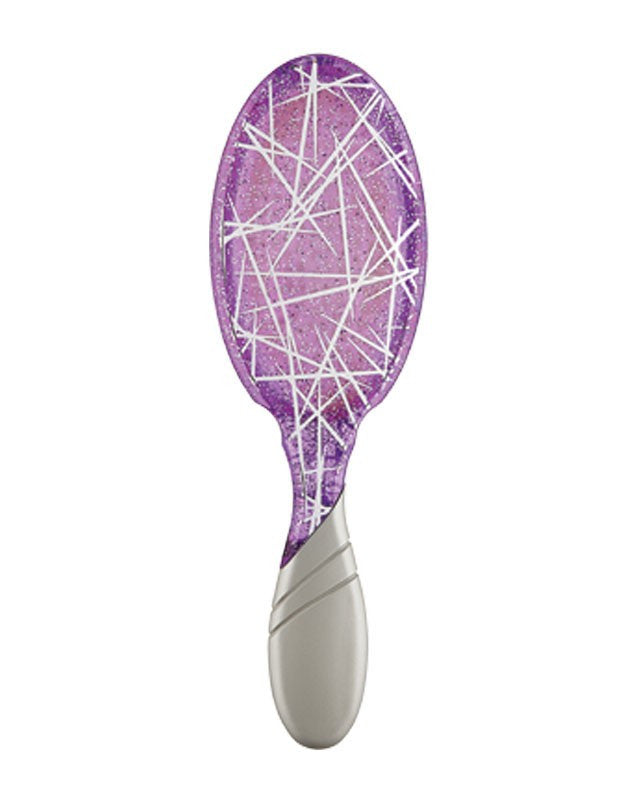 Wet Pro Purple Glitter Stripes Detangler