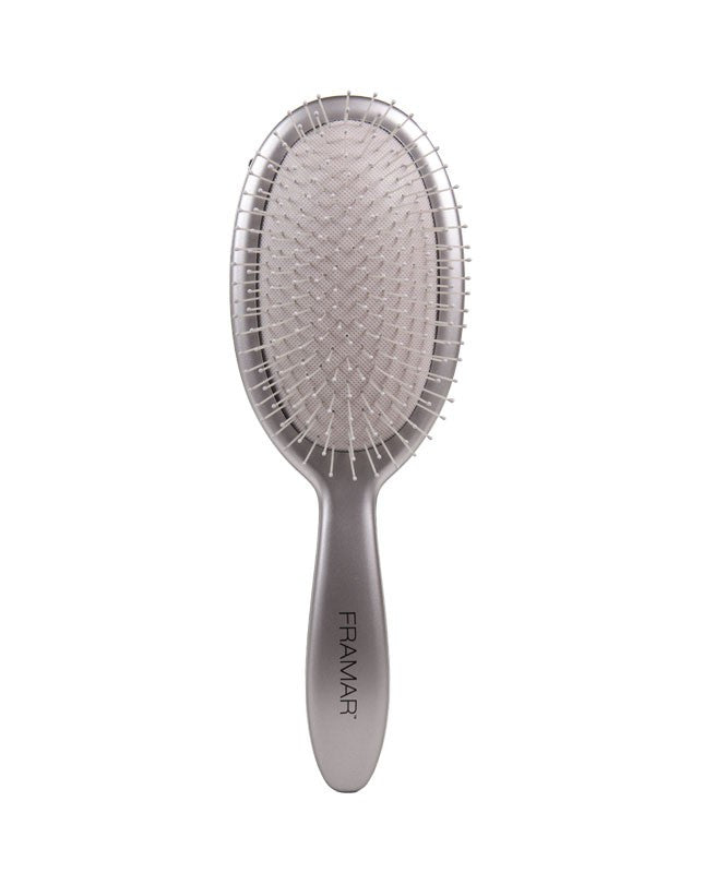 Detangling Brush Silver Metallic