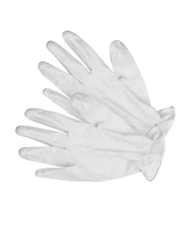 Med Nitrile White Gloves 100pk