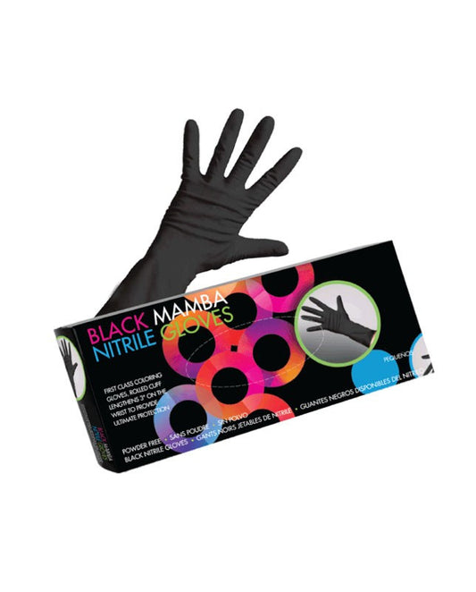 Black Mamba Nitrile Gloves Lrg