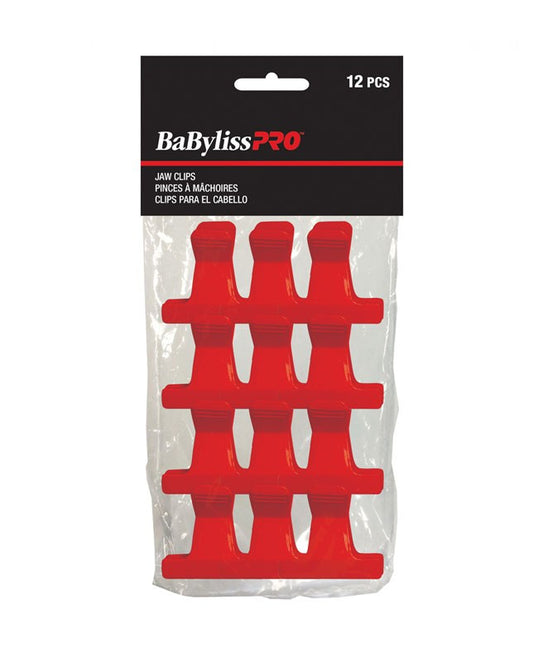 367 JAW CLIP RED 12pk