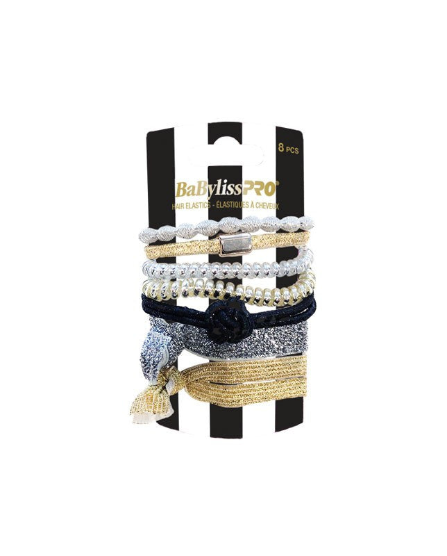 Gold Assorted Hair Elastics Decadance