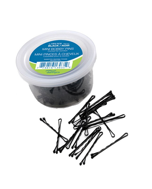 BAB Mini Bobby Pins Blk 100pk