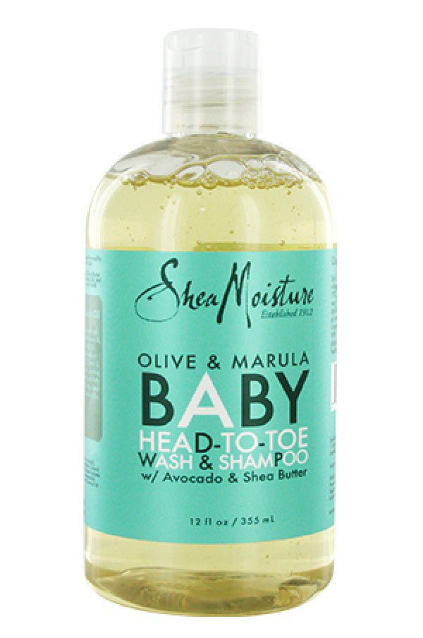Shea Moisture-58 Olive&Marula Baby Head To Toe Lotion (12oz)