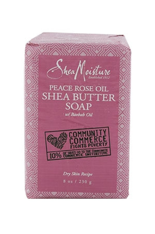 Shea Moisture-117 Peace Rose Oil Shea Butter Soap (8 oz)