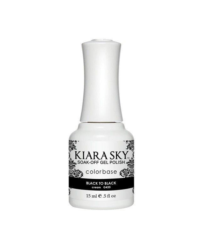 Sky Gel Polish G435 Black to Black .5oz