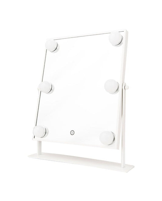 LED XL Mirror W Touch Dimmer White