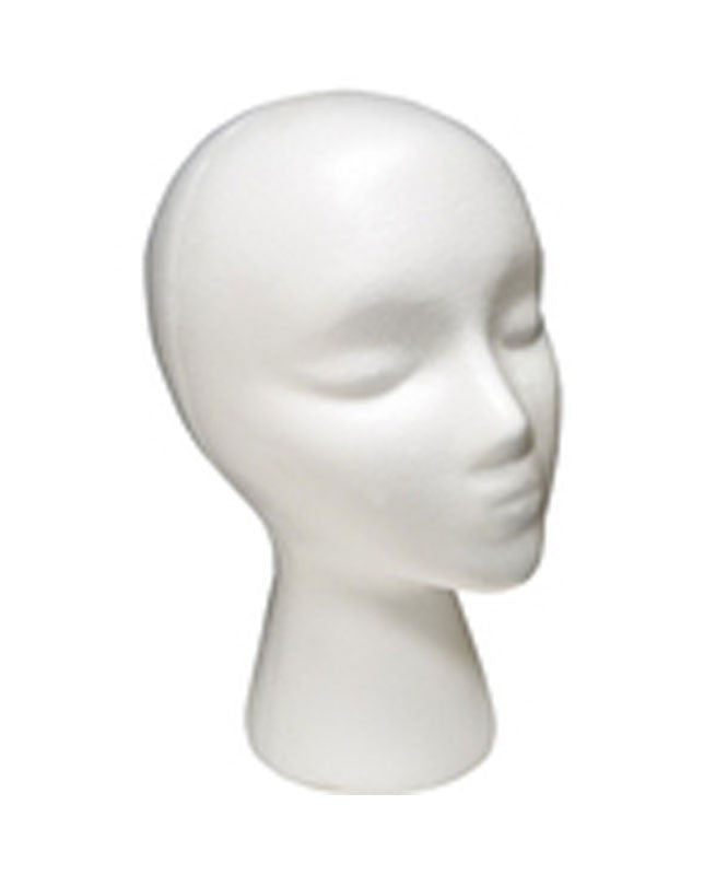 STYROFOAM HEAD W/FACE