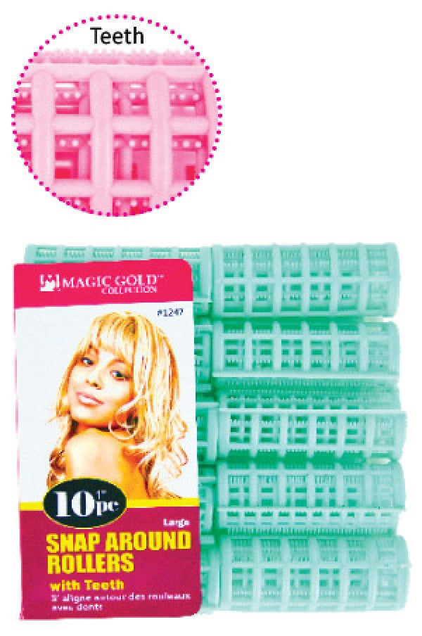 Magic Gold - Snap Around Teeth Rollers - -Large 1247