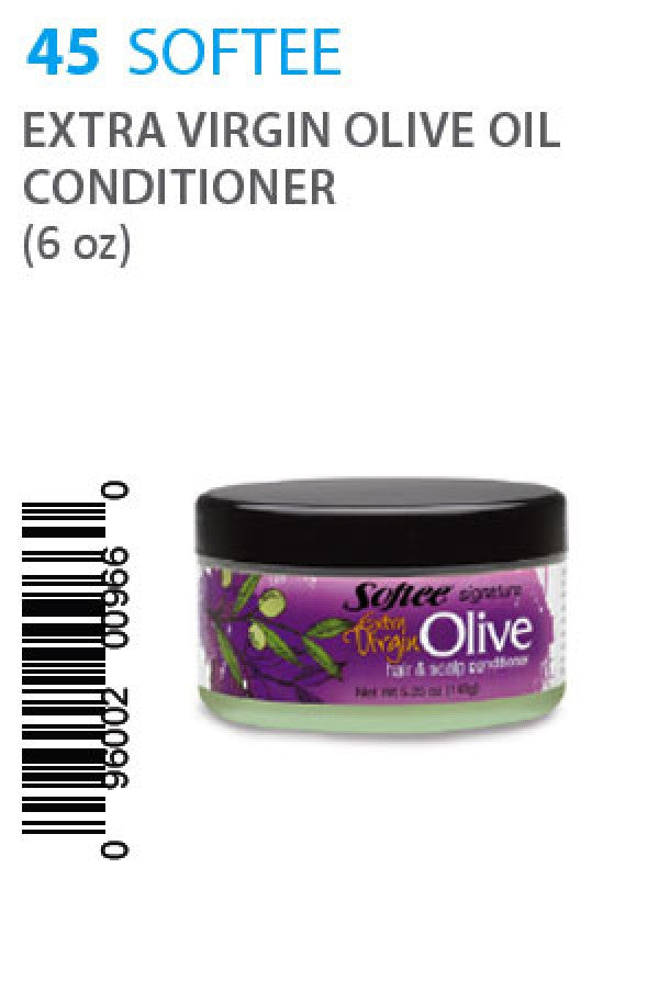 Softee-45 Extra Virgin Olive Oil Hair & Scalp Conditioner -5.25 oz