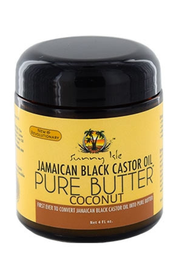 Sunny Isle Jamaican Black Castor Oil-51 Pure Butter Coconut (4oz)