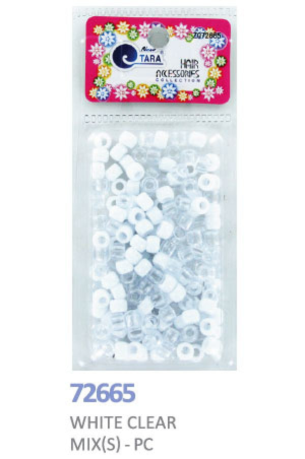 Tara Beads 72665 White clear Mix(s) - PC