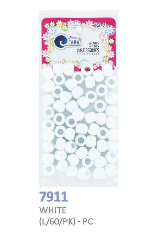 Tara Beads 7911 White (L/60/PK) - PC