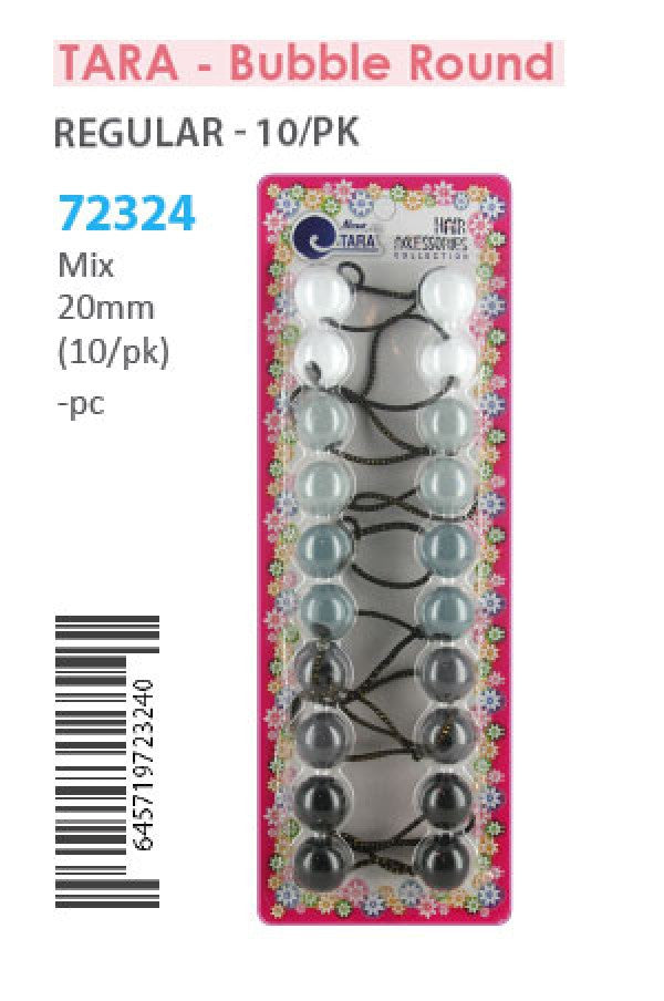Tara Bubble Round 72324 Mix 20mm 10/pk -pc