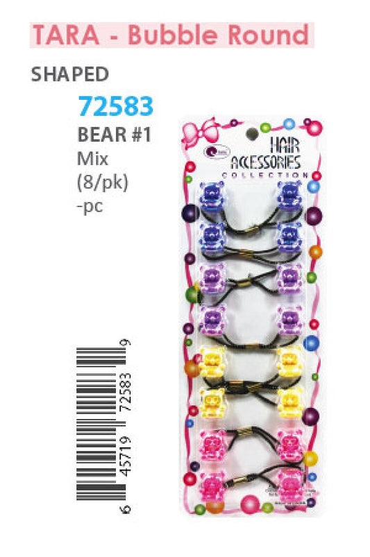 Tara Bubble Bear 72583 (C36) Pearl Pastel Mix 8/pk -pc