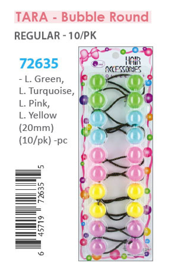 Tara Bubble Round 72635 Mix 20mm 10/pk -pc