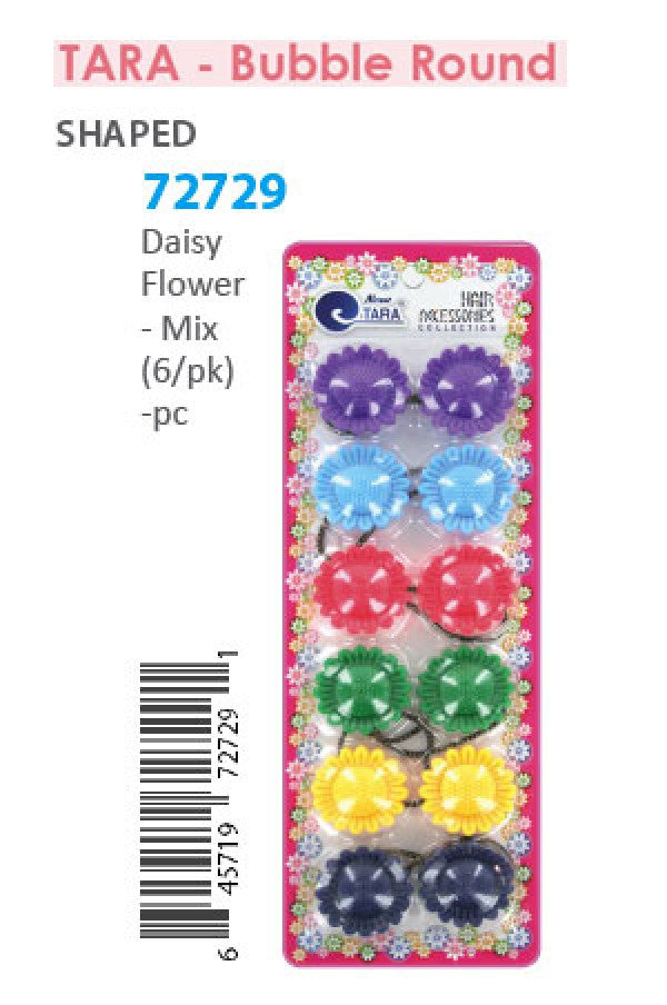 Tara Bubble Daisy Flower 72729 Mix 6/pk -pc